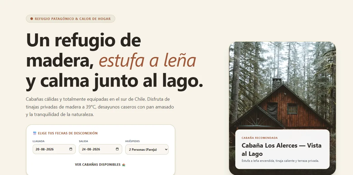 Imagen del proyecto Refugio Elemental — Cabañas & Eco-Lodge